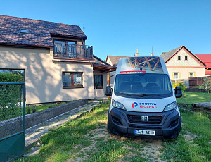 Zateplení dvouplášťové střechy pomocí foukané izolace